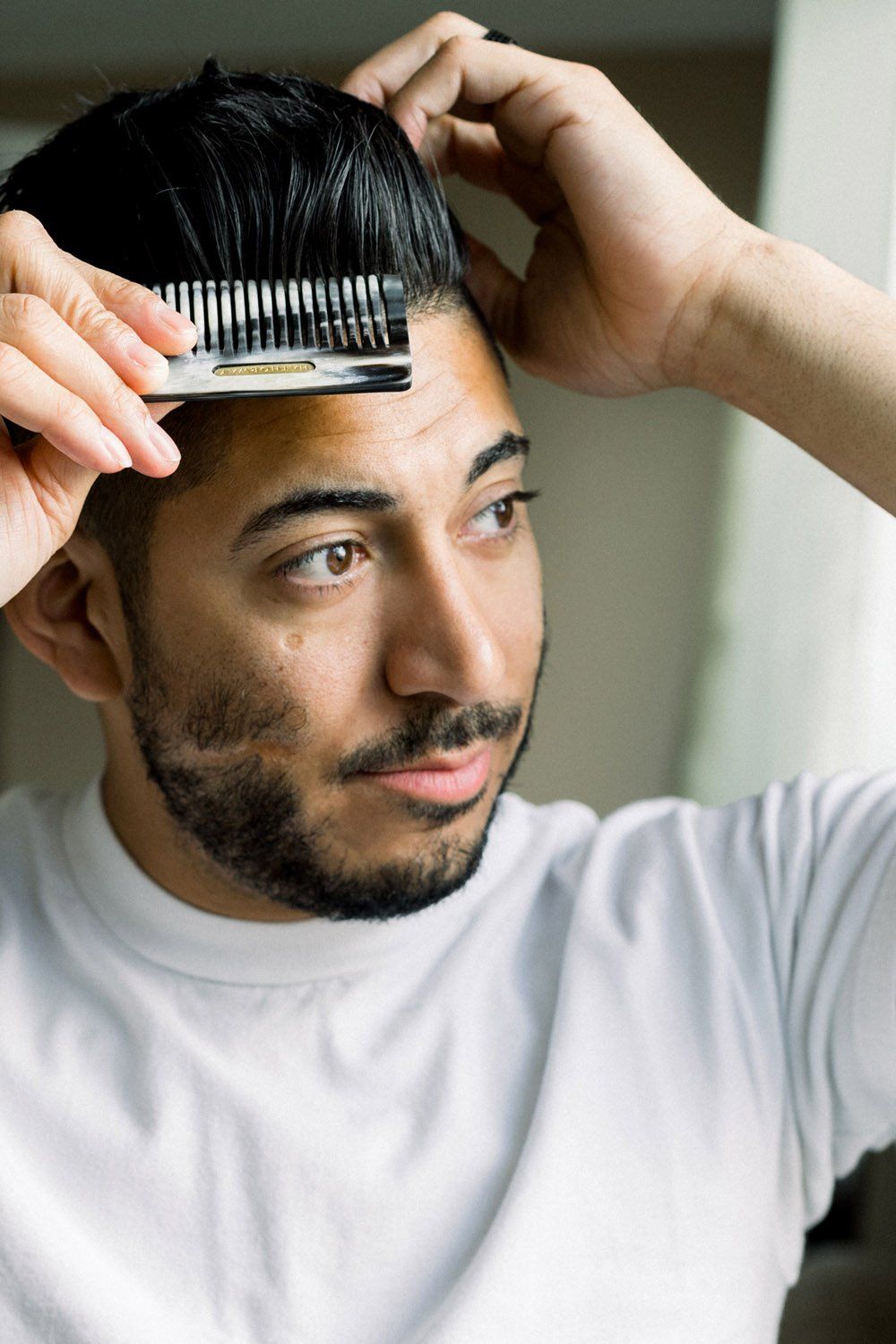 Chai Buffalo Horn Pocket-Sized Hair / Beard Comb